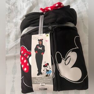 Women Disney Black and Red Mickey Mouse Onesie